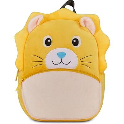 SJ GANG STYLE JAM GANG Kindergartenrucksack für Kinder, Löwe, Gelb, Fronttasche, Kinderrucksack, Kindergarten, gelb, Taglia unica, Modern SJ GANG STYLE JAM GANG Kindergartenrucksack für Kinder, Löwe, Gelb, Fronttasche, Kinderrucksack, Kindergarten, gelb, Taglia unica, Modern