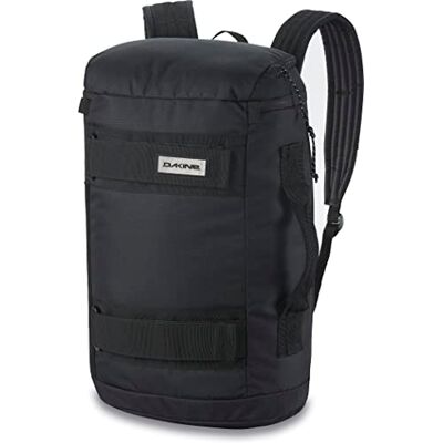 Dakine Unisex Erwachsene Rucksack Schwarz OS 25 l Skate-Rucksack, Laptopfach mit seitlichem Zugang, Cargoboard-Gurte, Wasserflaschentasche, reflektierende Details Dakine Unisex Erwachsene Rucksack Schwarz OS 25 l Skate-Rucksack, Laptopfach mit seitlichem Zugang, Cargoboard-Gurte, Wasserflaschentasche, reflektierende Details