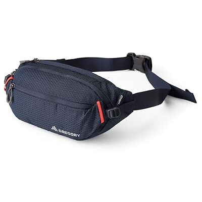 Gregory Essential Hiking Nano Gürteltasche, 33 cm, 4 L, 0.18 Kg, Wander-Gürteltasche, mehrere Reißverschlusstaschen, gepolsterter, Blau (Spark Navy) Gregory Essential Hiking Nano Gürteltasche, 33 cm, 4 L, 0.18 Kg, Wander-Gürteltasche, mehrere Reißverschlusstaschen, gepolsterter, Blau (Spark Navy)