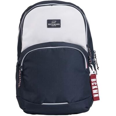 Beckmann Rucksack Schulrucksack mit Laptopfach Sport Jr. Backpack 30L Navy White dunkelblau Beckmann Rucksack Schulrucksack mit Laptopfach Sport Jr. Backpack 30L Navy White dunkelblau