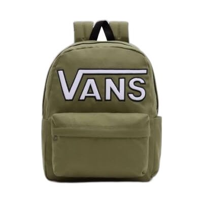 Vans Unisex Old Skool Boxed Rucksack in Khaki-Grün Vans Unisex Old Skool Boxed Rucksack in Khaki-Grün
