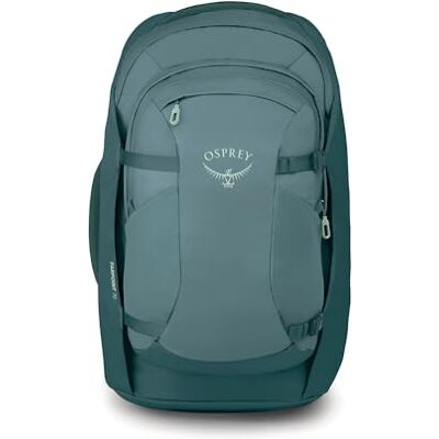 Osprey Farpoint Herren-Reiserucksack, 70L, Cascade Blue-Torrent Blue Osprey Farpoint Herren-Reiserucksack, 70L, Cascade Blue-Torrent Blue