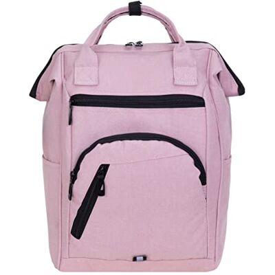 Elephant Rucksack Finn A4 Bürorucksack Cityrucksack 12830 Dusty Pink Rosa Zip Schwarz Daypack Freizeitrucksack Reise Damen Herren Auswahl Elephant Rucksack Finn A4 Bürorucksack Cityrucksack 12830 Dusty Pink Rosa Zip Schwarz Daypack Freizeitrucksack Reise Damen Herren Auswahl