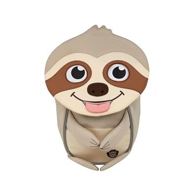 Affenzahn Kinderrucksack Kleiner Freund Faultier Beige Ergonomischer Kindergarten-Rucksack für Kinder von 1 bis 3 Jahren mit Reflektoren, Ziehzunge und Namensschild Affenzahn Kinderrucksack Kleiner Freund Faultier Beige Ergonomischer Kindergarten-Rucksack für Kinder von 1 bis 3 Jahren mit Reflektoren, Ziehzunge und Namensschild