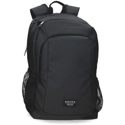 MOVOM Miller Anpassungsfähiger Laptop-Rucksack 15.6 inch Schwarz 31x46x17 cm Polyester 24.24L MOVOM Miller Anpassungsfähiger Laptop-Rucksack 15.6 inch Schwarz 31x46x17 cm Polyester 24.24L
