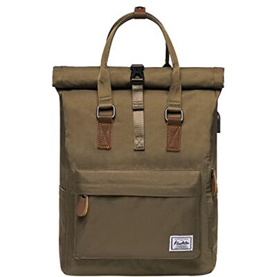KAUKKO Kf Rucksack für Herren, Grün (K1047), Taille unique, Daypack Rucksack KAUKKO Kf Rucksack für Herren, Grün (K1047), Taille unique, Daypack Rucksack