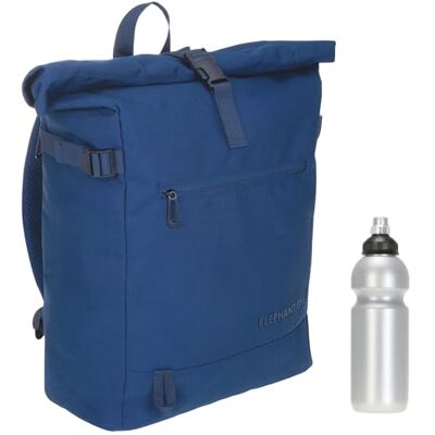 Elephant One Kurierrucksack A4 Laptoprucksack Fahrrad 13114 Blau + Flasche Rucksack Damen Herren Large Laptop Tasche Freizeitrucksack Handgepäck Reise Sport Büro Roll-Top + Flasche Elephant One Kurierrucksack A4 Laptoprucksack Fahrrad 13114 Blau + Flasche Rucksack Damen Herren Large Laptop Tasche Freizeitrucksack Handgepäck Reise Sport Büro Roll-Top + Flasche