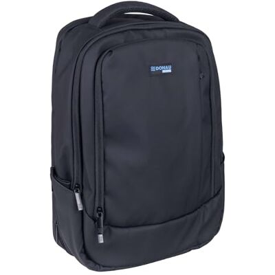 DONAU TRAVEL Berlin Business Laptop Rucksack/Schulrucksack Notebook bis 15,6 Zoll/ 16l / Wasserdicht/Kabel mit USB-Buchse/Schwarz/Reiserucksack Daypack für Reisen, Radfahren, Uni Schule Büro DONAU TRAVEL Berlin Business Laptop Rucksack/Schulrucksack Notebook bis 15,6 Zoll/ 16l / Wasserdicht/Kabel mit USB-Buchse/Schwarz/Reiserucksack Daypack für Reisen, Radfahren, Uni Schule Büro