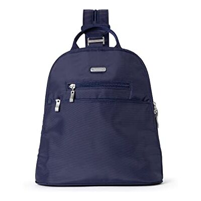 Baggallini Damen Essentieller Essential wandelbarer Rucksack – 27,9 x 30,5 cm, Kleiner Reiserucksack mit RFID-Schutz, Cadet Marineblau, Einheitsgröße Baggallini Damen Essentieller Essential wandelbarer Rucksack – 27,9 x 30,5 cm, Kleiner Reiserucksack mit RFID-Schutz, Cadet Marineblau, Einheitsgröße