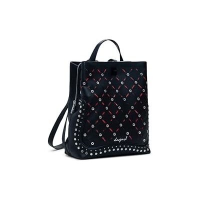 Desigual Rucksack Freizeitrucksack Yankee Metal Patch Sumy Mini Backpack Black schwarz Desigual Rucksack Freizeitrucksack Yankee Metal Patch Sumy Mini Backpack Black schwarz