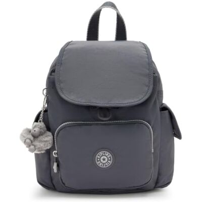 Kipling City Pack Mini Rucksack leicht kompakt Reise-Tagesrucksack, Moonlit Grey Kipling City Pack Mini Rucksack leicht kompakt Reise-Tagesrucksack, Moonlit Grey