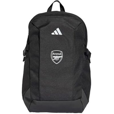 Adidas Unisex Arsenal Fc Backpack, black/white, One Size Adidas Unisex Arsenal Fc Backpack, black/white, One Size
