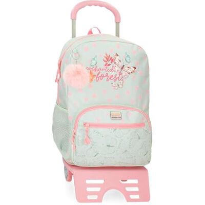 Movom Verzauberte Wald Mint Schulrucksack mit Trolley Movom Verzauberte Wald Mint Schulrucksack mit Trolley