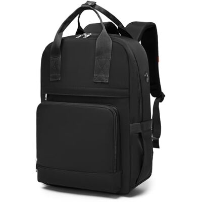 KONO Rucksack Damen, 15,6 Zoll Laptop Schulrucksack Mädchen mit Laptopfach Leichter Schultasche Wasserabweisend, Reiserucksack Arbeitstasche Lehrertasche, Backpack Women Elegant für Uni Büro Freizeit KONO Rucksack Damen, 15,6 Zoll Laptop Schulrucksack Mädchen mit Laptopfach Leichter Schultasche Wasserabweisend, Reiserucksack Arbeitstasche Lehrertasche, Backpack Women Elegant für Uni Büro Freizeit