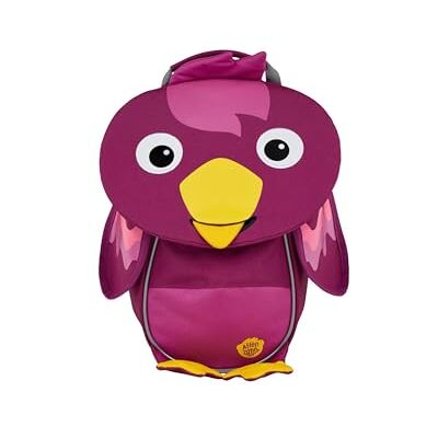 Affenzahn Kinderrucksack Kleiner Freund Vogel Lila Ergonomischer Kindergarten-Rucksack für Kinder von 1 bis 3 Jahren mit Reflektoren, Ziehzunge und Namensschild Affenzahn Kinderrucksack Kleiner Freund Vogel Lila Ergonomischer Kindergarten-Rucksack für Kinder von 1 bis 3 Jahren mit Reflektoren, Ziehzunge und Namensschild