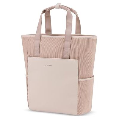 Kapten & Son Rucksack Lindby Cord Rose Clay 18 L 2in1 Tasche & Rucksack inkl. Kofferbefestigung, Laptopfach, Flaschenhalterung Shopper Damen Kapten & Son Rucksack Lindby Cord Rose Clay 18 L 2in1 Tasche & Rucksack inkl. Kofferbefestigung, Laptopfach, Flaschenhalterung Shopper Damen