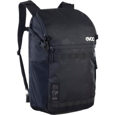 EVOC TRAVEL BACKPACK 22 Reiserucksack (Handgepäck Rucksack mit Top-Opening, Laptopfach mit seitlichem Zugriff, ergonomische Schulterträger, Organizer-Fächer, Seitenfächer, Volumen: 22 l), Black EVOC TRAVEL BACKPACK 22 Reiserucksack (Handgepäck Rucksack mit Top-Opening, Laptopfach mit seitlichem Zugriff, ergonomische Schulterträger, Organizer-Fächer, Seitenfächer, Volumen: 22 l), Black