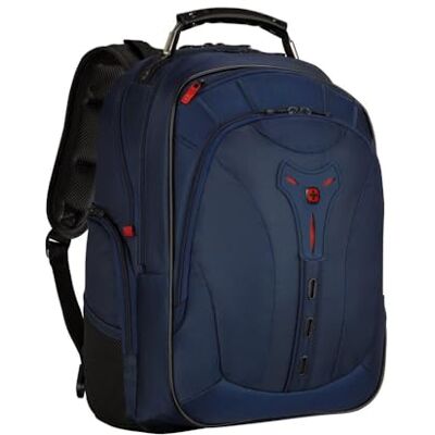 WENGER Pegasus Deluxe Laptop-Rucksack, Notebook 14 bis 16 Zoll, Tablet bis 10 Zoll, 25 l, Damen Herren, Business Uni Schule Reisen, Blau, 653529 WENGER Pegasus Deluxe Laptop-Rucksack, Notebook 14 bis 16 Zoll, Tablet bis 10 Zoll, 25 l, Damen Herren, Business Uni Schule Reisen, Blau, 653529