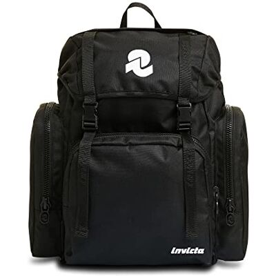 Invicta Rucksack ECO 96%,schwarz, Rucksack aus nachhaltigem Stoff, Praktisch & Unisex, mit Laptopfach bis 14'', Büro, Uni, Arbeit; Reise, Sport&Freizeit; italienisches Design, MONVISO X Invicta Rucksack ECO 96%,schwarz, Rucksack aus nachhaltigem Stoff, Praktisch & Unisex, mit Laptopfach bis 14'', Büro, Uni, Arbeit; Reise, Sport&Freizeit; italienisches Design, MONVISO X