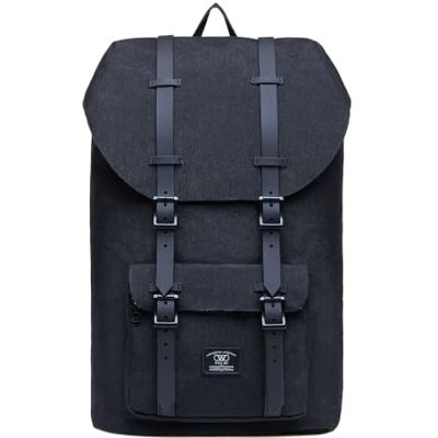 KAUKKO Laptop-Rucksack, funktionelle Outdoor-Tasche für Reisen & Camping, Studentenrucksack für Studenten, Schwarz Jnl-d2-03, one size, Tagesrucksack KAUKKO Laptop-Rucksack, funktionelle Outdoor-Tasche für Reisen & Camping, Studentenrucksack für Studenten, Schwarz Jnl-d2-03, one size, Tagesrucksack