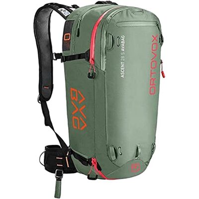 ORTOVOX Rucksack Ascent 28 S Avabag, Green Isar, One Size, 4610700003 ORTOVOX Rucksack Ascent 28 S Avabag, Green Isar, One Size, 4610700003