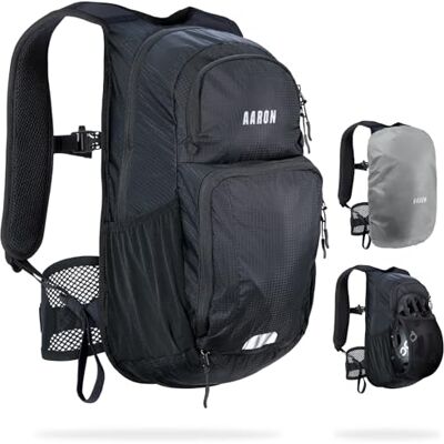 AARON Skirucksack und Wanderrucksack, 25L MTB Fahrrad Rucksack, Wasserdicht mit Regenschutz, Fahrradrucksack klein für Damen & Herren AARON Skirucksack und Wanderrucksack, 25L MTB Fahrrad Rucksack, Wasserdicht mit Regenschutz, Fahrradrucksack klein für Damen & Herren
