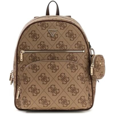 Guess Rucksack Freizeitrucksack mit Laptopfach Power Play II Tech Backpack Latte Logo/Brown hellbraun Guess Rucksack Freizeitrucksack mit Laptopfach Power Play II Tech Backpack Latte Logo/Brown hellbraun
