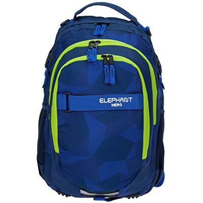 Elephant Schulrucksack HERO SIGNATURE Rucksack (Cyber Camo NEON 12770) Mädchen Jungen Schule Schultasche Brustgurt Laptopfach Bodennoppen Organizerfach großes Hauptfach Blau RV Gelb Elephant Schulrucksack HERO SIGNATURE Rucksack (Cyber Camo NEON 12770) Mädchen Jungen Schule Schultasche Brustgurt Laptopfach Bodennoppen Organizerfach großes Hauptfach Blau RV Gelb