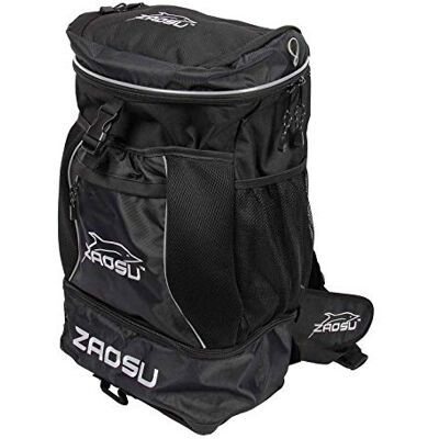 ZAOSU Triathlon- & Schwimm-Rucksack Transition Bag 45 Liter mit Nassfach für Schwimmbekleidung nach dem Wettkampf oder Training, Farbe:schwarz ZAOSU Triathlon- & Schwimm-Rucksack Transition Bag 45 Liter mit Nassfach für Schwimmbekleidung nach dem Wettkampf oder Training, Farbe:schwarz
