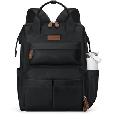 Maelstrom Laptop-Rucksack, passend für 15,6–17,3 Zoll Reiserucksack für Damen und Herren, wasserdichte College-Schul-Computertasche, Diebstahlschutz, Business-Arbeitstasche mit Gepäckgurt, Schwarz, 25 Maelstrom Laptop-Rucksack, passend für 15,6–17,3 Zoll Reiserucksack für Damen und Herren, wasserdichte College-Schul-Computertasche, Diebstahlschutz, Business-Arbeitstasche mit Gepäckgurt, Schwarz, 25