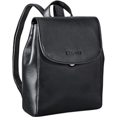STILORD Hazel Frauen Rucksack Elegant Leder Daypack Kleiner Lederrucksack Vintage Cityrucksack Rucksackhandtasche für 13,3 Zoll MacBook Echtleder Farbe:schwarz STILORD Hazel Frauen Rucksack Elegant Leder Daypack Kleiner Lederrucksack Vintage Cityrucksack Rucksackhandtasche für 13,3 Zoll MacBook Echtleder Farbe:schwarz