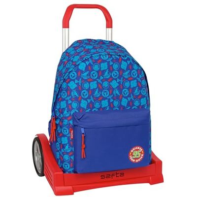 safta CARS 775 Schulrucksack mit ergonomischem Rücken, mit Trolley Evolution, ideal für Kinder verschiedener Altersgruppen, bequem und vielseitig, Qualität und Widerstandsfähigkeit, 31 x 13 x 43 cm safta CARS 775 Schulrucksack mit ergonomischem Rücken, mit Trolley Evolution, ideal für Kinder verschiedener Altersgruppen, bequem und vielseitig, Qualität und Widerstandsfähigkeit, 31 x 13 x 43 cm