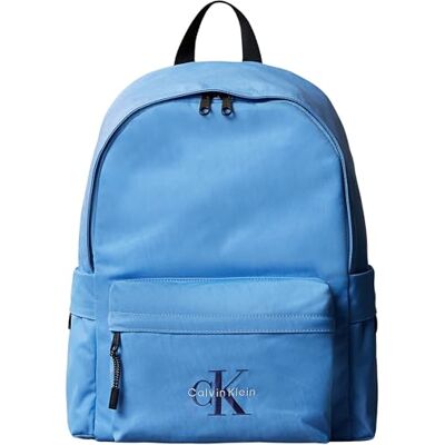 Calvin Unisex Kinder Solid Monologo Rucksack IU0IU00731 Andere Rucksäcke, Blau (Provence), Einheitsgröße Calvin Unisex Kinder Solid Monologo Rucksack IU0IU00731 Andere Rucksäcke, Blau (Provence), Einheitsgröße