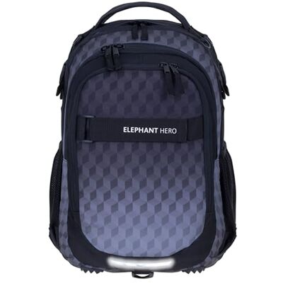 Elephant Schulrucksack HERO SIGNATURE Rucksack (Black Cube 12868) Elephant Schulrucksack HERO SIGNATURE Rucksack (Black Cube 12868)