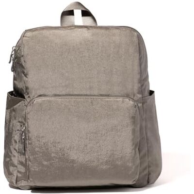 Baggallini Damen Tragbarer Rucksack, Sterling Shimmer, Einheitsgröße Baggallini Damen Tragbarer Rucksack, Sterling Shimmer, Einheitsgröße