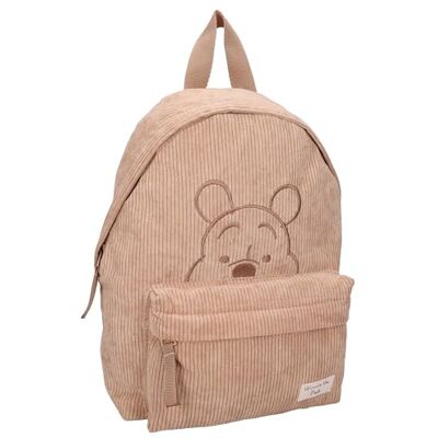 Vadobag Rucksack Winnie The Pooh Kind Gestures Disney – Rucksack für Kinder Schule Kindergarten – Farbe Braun – gerippter Samt – Maße 31 x 22 x 9 cm Vadobag Rucksack Winnie The Pooh Kind Gestures Disney – Rucksack für Kinder Schule Kindergarten – Farbe Braun – gerippter Samt – Maße 31 x 22 x 9 cm