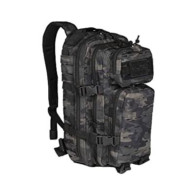 Mil-Tec US Assault Pack Laser Cut Tagesrucksack (20L) • Taktischer Militär Rucksack mit Laser-Cut MOLLE-System • Outdoor Bundeswehr Rucksack,Wanderrucksack für Camping & Einsatz • Dark Camo, S Mil-Tec US Assault Pack Laser Cut Tagesrucksack (20L) • Taktischer Militär Rucksack mit Laser-Cut MOLLE-System • Outdoor Bundeswehr Rucksack,Wanderrucksack für Camping & Einsatz • Dark Camo, S