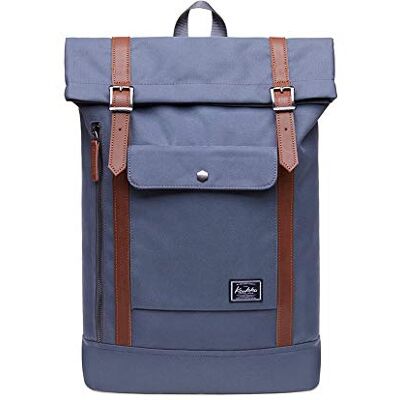 KAUKKO RollTop Rucksack Stylish Backpack für Schule, Uni, Beruf und Reise KAUKKO RollTop Rucksack Stylish Backpack für Schule, Uni, Beruf und Reise