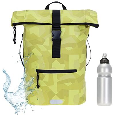 Elephant Rucksack Time Bag A4 Plane 12824 Cyber Camo Gelb +Flasche Damen Herren Kurierrucksack Roll-Top Fahrradrucksack Sport Fitness 23 Liter Freizeit Brustgurt Fahrrad Kurier Laptopfach Elephant Rucksack Time Bag A4 Plane 12824 Cyber Camo Gelb +Flasche Damen Herren Kurierrucksack Roll-Top Fahrradrucksack Sport Fitness 23 Liter Freizeit Brustgurt Fahrrad Kurier Laptopfach