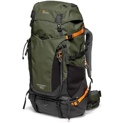 Lowepro PhotoSport PRO BP 70L AW IV mit Recyceltem Gewebe, Rucksack für Spiegellose/Spiegelreflexkameras, Zugang Vorne/Hinten, Herausnehmbarer Kameraeinsatz, Zubehörgurte, Größe S/M, Dunkelgrau/Grün Lowepro PhotoSport PRO BP 70L AW IV mit Recyceltem Gewebe, Rucksack für Spiegellose/Spiegelreflexkameras, Zugang Vorne/Hinten, Herausnehmbarer Kameraeinsatz, Zubehörgurte, Größe S/M, Dunkelgrau/Grün