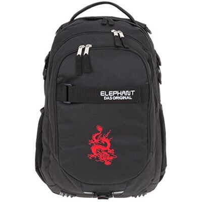 Elephant Schulrucksack Hero Signature Rucksack Motiv 12645 (Dragon Schwarz) Elephant Schulrucksack Hero Signature Rucksack Motiv 12645 (Dragon Schwarz)
