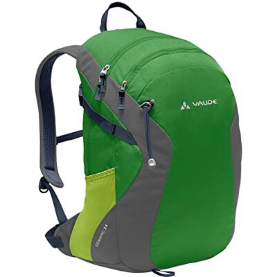 VAUDE Wanderrucksack Grimming Grün 24 l, wasserdichter Rucksack Damen & Herren, leichter Trekkingrucksack mit Rückenbelüftung, praktisches Laptopfach VAUDE Wanderrucksack Grimming Grün 24 l, wasserdichter Rucksack Damen & Herren, leichter Trekkingrucksack mit Rückenbelüftung, praktisches Laptopfach