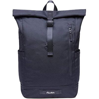 KAUKKO RollTop Rucksack Stylish Backpack für Schule, Uni, Beruf und Reise KAUKKO RollTop Rucksack Stylish Backpack für Schule, Uni, Beruf und Reise