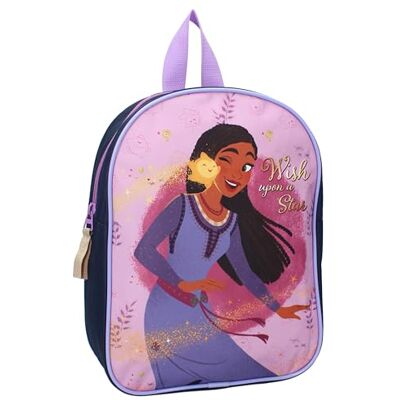 Vadobag Disney WISH Asha und Star Shining Upon a Star Rucksack für Kinder Schule Kindergarten Lila und Schwarz Maße 29 x 22 x 9 cm, Mehrfarbig Lila Schwarz, Einheitsgröße Vadobag Disney WISH Asha und Star Shining Upon a Star Rucksack für Kinder Schule Kindergarten Lila und Schwarz Maße 29 x 22 x 9 cm, Mehrfarbig Lila Schwarz, Einheitsgröße