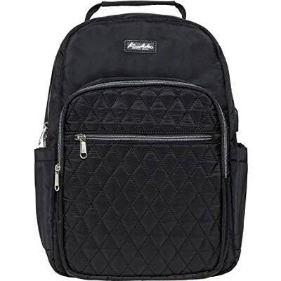 KAUKKO Handgepäck Rucksack mit LaptopFach 14 Zoll, Freizeit Rucksack, Wasserdichter Schultasche für Uni, Büro, Arbeit, 12L, Schwarz-KS27 KAUKKO Handgepäck Rucksack mit LaptopFach 14 Zoll, Freizeit Rucksack, Wasserdichter Schultasche für Uni, Büro, Arbeit, 12L, Schwarz-KS27