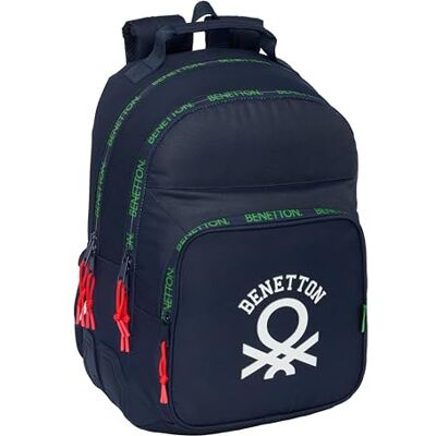 safta BENETTON TOGETHER Schulrucksack für Kinder, ideal für Kinder verschiedener Altersgruppen, bequem und vielseitig, Qualität und Widerstandsfähigkeit, 32 x 15 x 42 cm safta BENETTON TOGETHER Schulrucksack für Kinder, ideal für Kinder verschiedener Altersgruppen, bequem und vielseitig, Qualität und Widerstandsfähigkeit, 32 x 15 x 42 cm