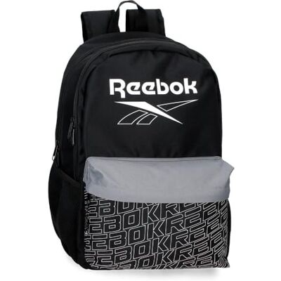 Reebok Stockton Zwei-Fächer Adaptierbarer Rucksack Laptop 15,6 Zoll Schwarz 31x44x15 cm Polyester 20,46L by Joumma Bags Reebok Stockton Zwei-Fächer Adaptierbarer Rucksack Laptop 15,6 Zoll Schwarz 31x44x15 cm Polyester 20,46L by Joumma Bags
