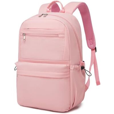 KONO Schulrucksack Mädchen Teenager Leichter Schultasche Rucksack Rosa Rucksack Damen für Die Schule Jungen Teenager Große 15,6 Zoll Laptop Arbeitstasche Backpack für College & Universität KONO Schulrucksack Mädchen Teenager Leichter Schultasche Rucksack Rosa Rucksack Damen für Die Schule Jungen Teenager Große 15,6 Zoll Laptop Arbeitstasche Backpack für College & Universität