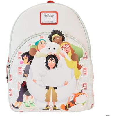 Loungefly Disney Big Hero 6 10th Anniversary Baymax Gang Mini Rucksack Loungefly Disney Big Hero 6 10th Anniversary Baymax Gang Mini Rucksack