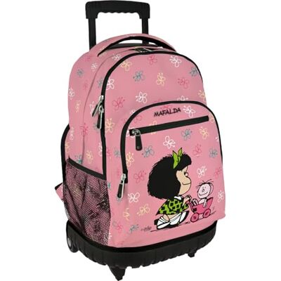 Grafoplás Schulrucksack mit Rollen, Mafalda Baby Cart, integrierter Trolley, 29 Liter, 52 x 37 x 25 cm, Modell Roller, perfektes Schulmaterial für Kinder und Grundschule, Rosa, 52x37x25cm, Für die Grafoplás Schulrucksack mit Rollen, Mafalda Baby Cart, integrierter Trolley, 29 Liter, 52 x 37 x 25 cm, Modell Roller, perfektes Schulmaterial für Kinder und Grundschule, Rosa, 52x37x25cm, Für die